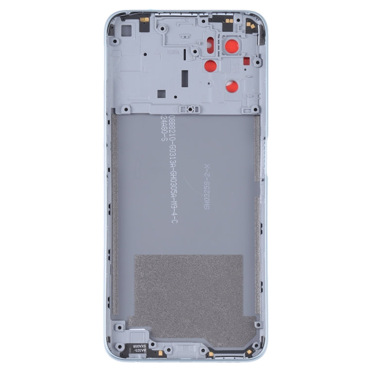 For OPPO A36/A76 Battery Back Cover with Middle Frame (Blue) - Back Cover by PMC TechLife | Online Shopping South Africa | PMC TechLife | Buy Now Pay Later Mobicred