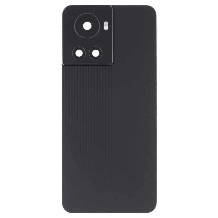 For OnePlus 10R/Ace Battery Back Cover with Camera Lens (Black) - Back Cover by PMC Jewellery | Online Shopping South Africa | PMC Jewellery | Buy Now Pay Later Mobicred
