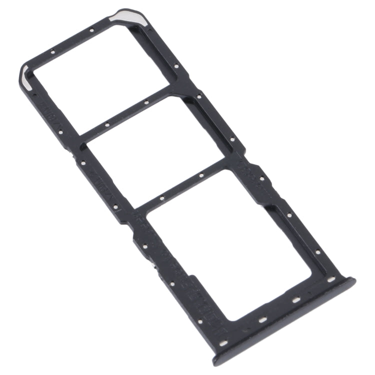For OPPO A52 4G SIM Card Tray + SIM Card Tray + Micro SD Card Tray (Black) - Card Socket by PMc TechLife | Online Shopping South Africa | PMc TechLife | Buy Now Pay Later Mobicred