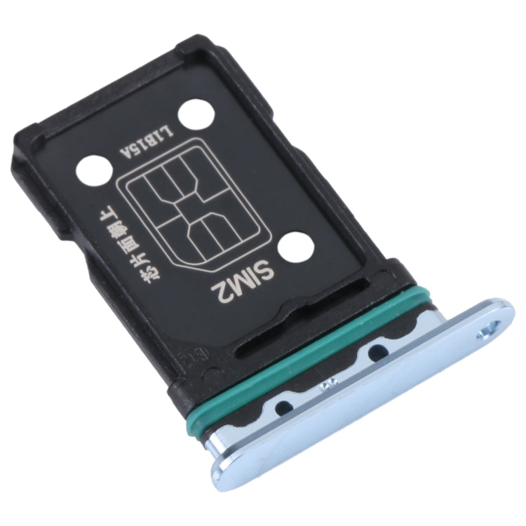 For OPPO Reno6 Pro+ 5G SIM Card Tray + SIM Card Tray (Blue) - Card Socket by PMc TechLife | Online Shopping South Africa | PMc TechLife | Buy Now Pay Later Mobicred