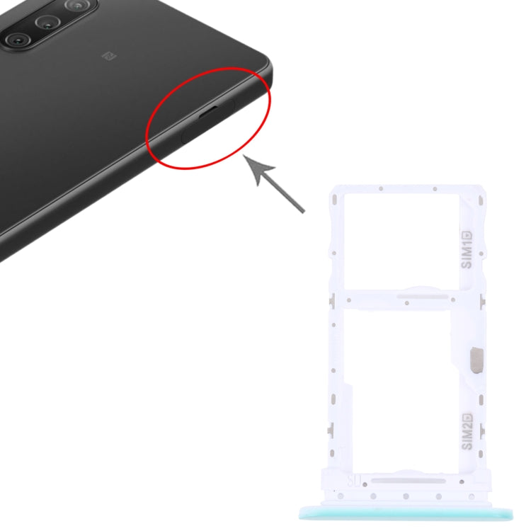 For Sony Xperia 10 IV Original SIM Card Tray + SIM / Micro SD Card Tray (Green) - Card Tray by PMC TechLife | Online Shopping South Africa | PMC TechLife