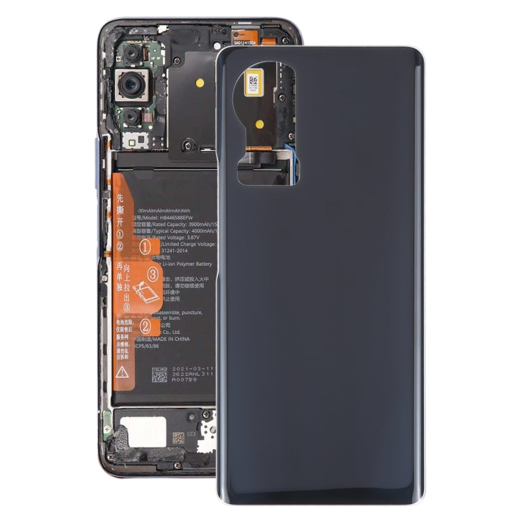 For Honor 80 OEM Glass Battery Back Cover(Black) - Back Cover by PMC TechLife | Online Shopping South Africa | PMC TechLife