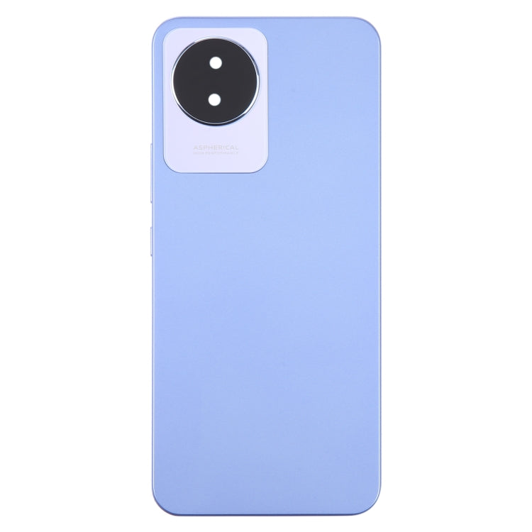 For vivo Y02 Original Battery Back Cover with Camera Lens Cover(Blue) - Back Cover by PMC TechLife | Online Shopping South Africa | PMC TechLife