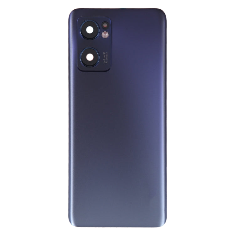 For OPPO Reno7 5G Original Battery Back Cover with Camera Lens Cover(Black) - Back Cover by PMC TechLife | Online Shopping South Africa | PMC TechLife