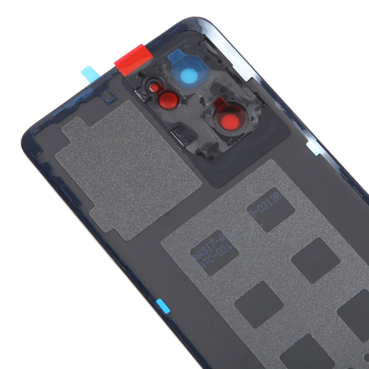 For OPPO Reno7 5G Original Battery Back Cover with Camera Lens Cover(Blue) - Back Cover by PMC TechLife | Online Shopping South Africa | PMC TechLife | Buy Now Pay Later Mobicred