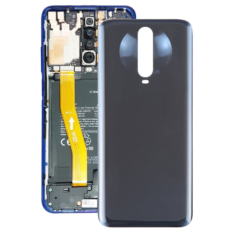 For Xiaomi Poco X2 OEM Glass Battery Back Cover(Black) - Back Cover by PMC TechLife | Online Shopping South Africa | PMC TechLife | Buy Now Pay Later Mobicred
