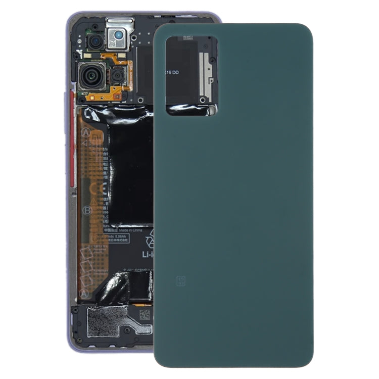 For Xiaomi 11i HyperCharge Glass Battery Back Cover(Green) - Back Cover by PMC TechLife | Online Shopping South Africa | PMC TechLife