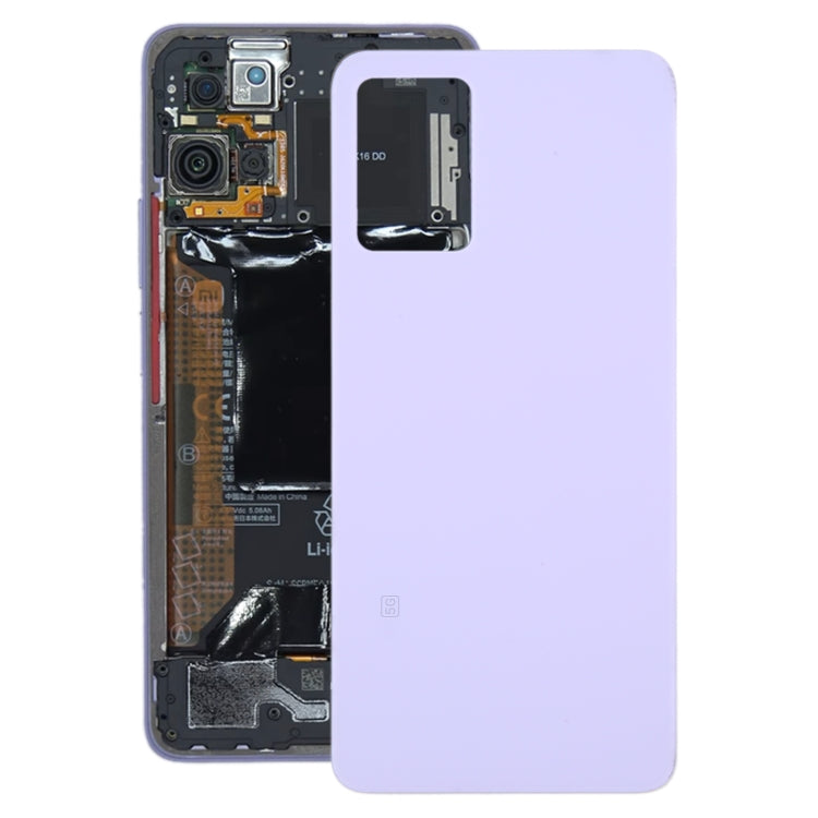 For Xiaomi 11i Glass Battery Back Cover(Purple) - Back Cover by PMC TechLife | Online Shopping South Africa | PMC TechLife