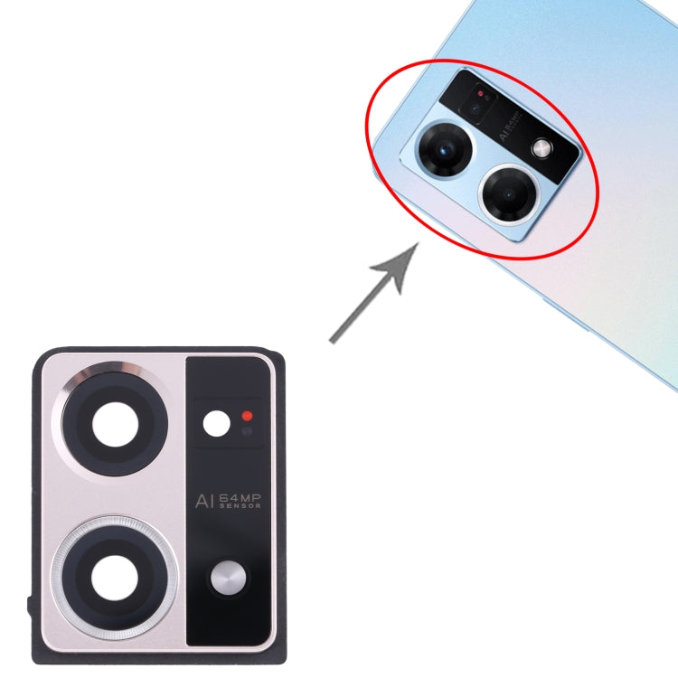 For OPPO Reno7 4G Original Camera Lens Cover (Gold) - Camera Series by PMC TechLife | Online Shopping South Africa | PMC TechLife