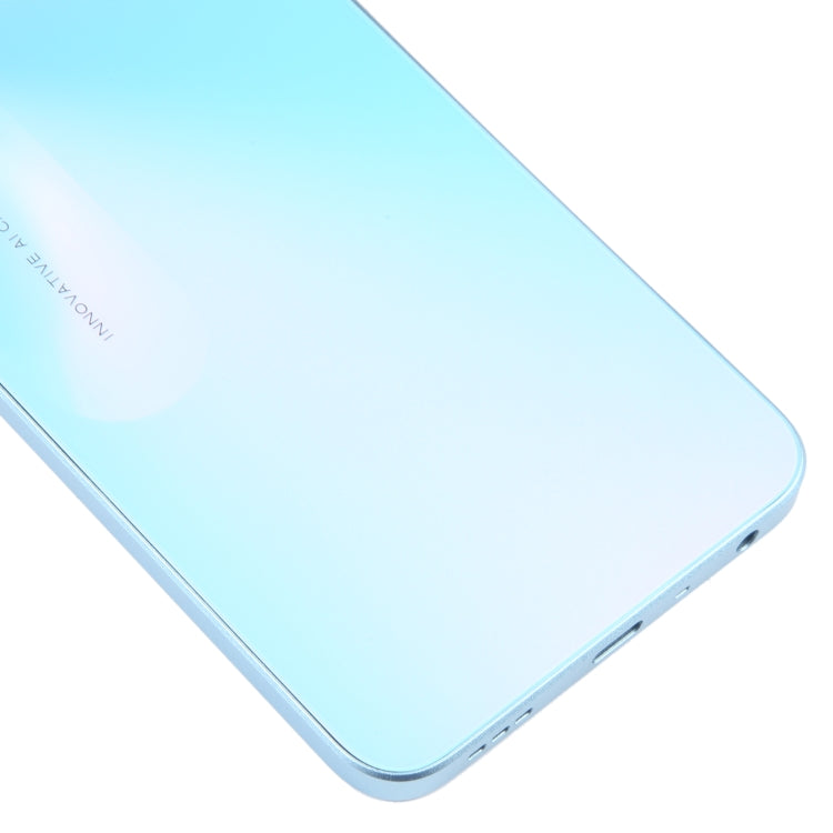 For OPPO A78 Original Battery Back Cover with Middle Frame(Blue) - Back Cover by PMC TechLife | Online Shopping South Africa | PMC TechLife