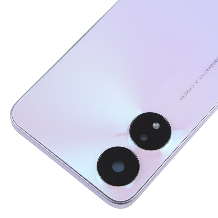 For OPPO A78 Original Battery Back Cover with Middle Frame(Purple) - Back Cover by PMC TechLife | Online Shopping South Africa | PMC TechLife