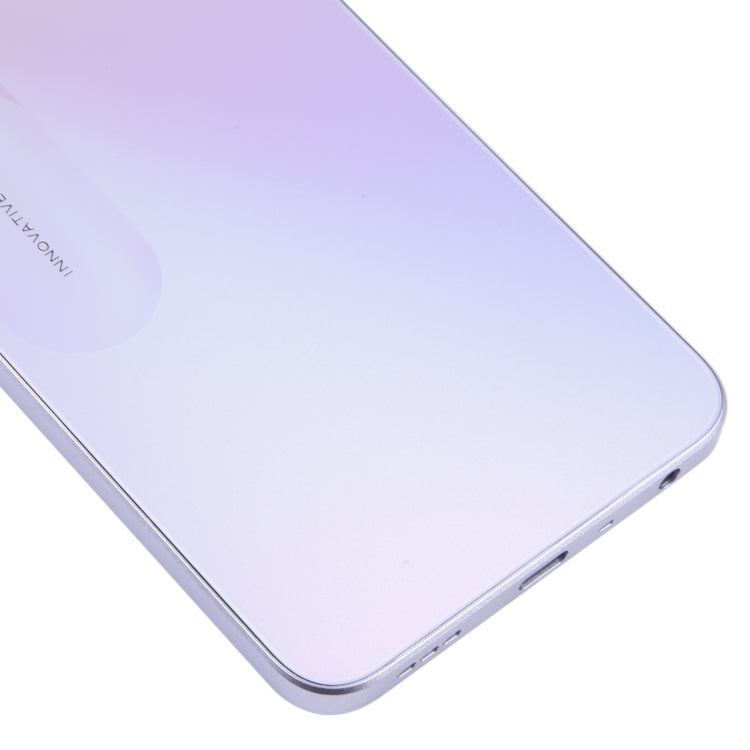 For OPPO A78 Original Battery Back Cover with Middle Frame(Purple) - Back Cover by PMC TechLife | Online Shopping South Africa | PMC TechLife