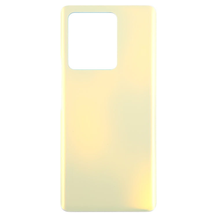 For vivo S16 OEM Glass Material Battery Back Cover(Yellow) - Back Cover by PMC Jewellery | Online Shopping South Africa | PMC Jewellery | Buy Now Pay Later Mobicred