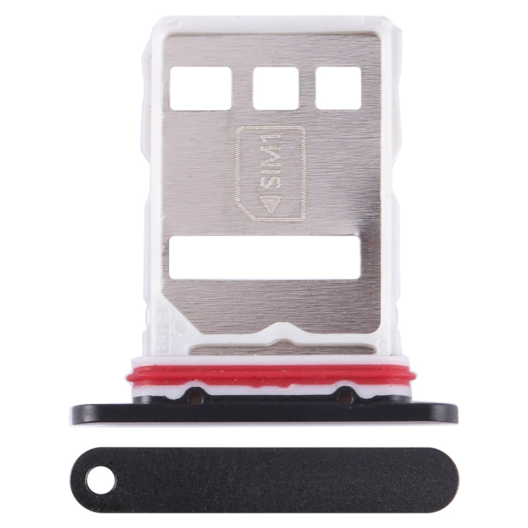 For Huawei Mate 60 SIM + NM Card Tray (Black) - Card Socket by PMc TechLife | Online Shopping South Africa | PMc TechLife | Buy Now Pay Later Mobicred