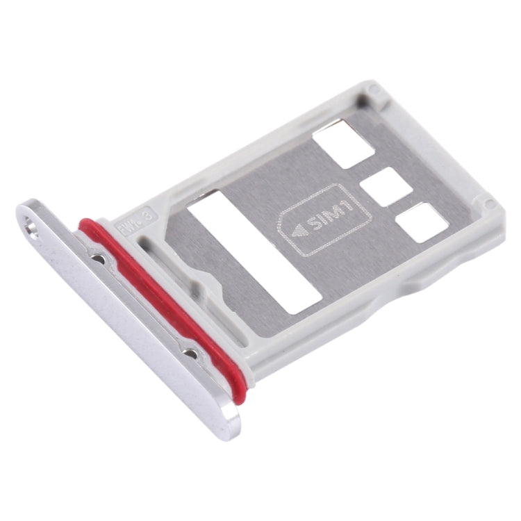 For Huawei Mate 50 SIM + NM Card Tray (Silver) - free shipping - PMc TechLife - Order now!