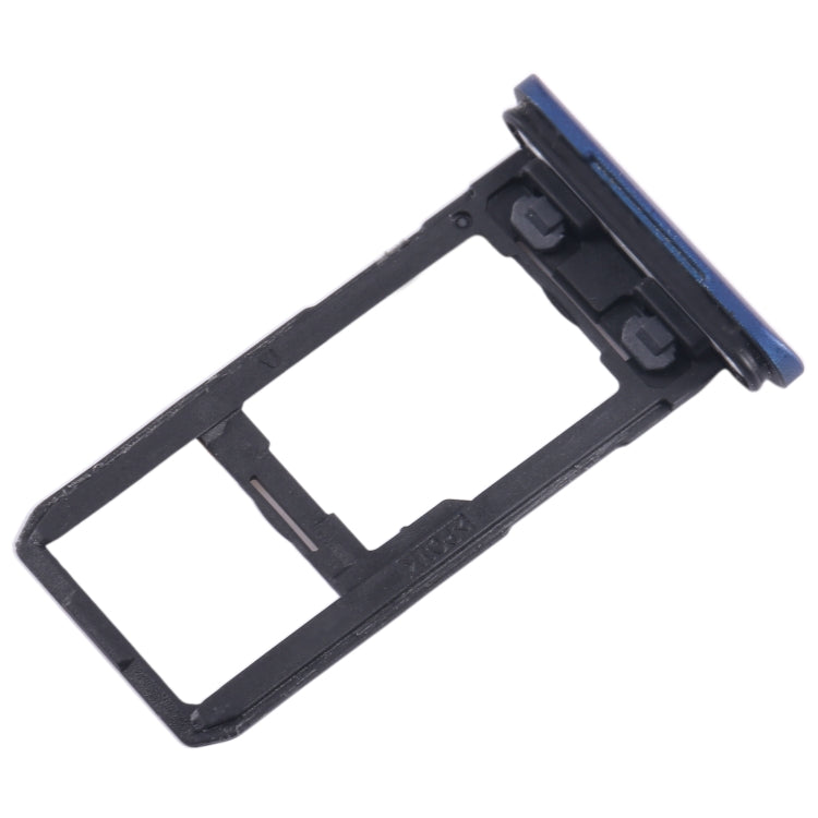 For Sony Xperia 10 II Original SIM + Micro SD Card Tray (Blue) - Card Tray by PMC TechLife | Online Shopping South Africa | PMC TechLife