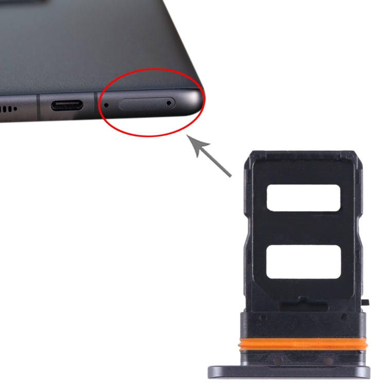 For Xiaomi 12 Pro Dimensity SIM Card Tray + SIM Card Tray (Black) - Card Tray by PMC TechLife | Online Shopping South Africa | PMC TechLife