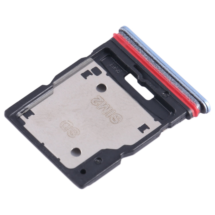 For Xiaomi Poco X4 GT SIM Card Tray + SIM Card Tray / Micro SD Card Tray (Blue) - Card Tray by PMC TechLife | Online Shopping South Africa | PMC TechLife