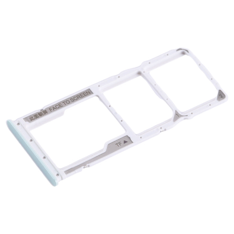 For Xiaomi Poco C55 SIM Card Tray + SIM Card Tray + Micro SD Card Tray (Green) - Card Tray by PMC TechLife | Online Shopping South Africa | PMC TechLife