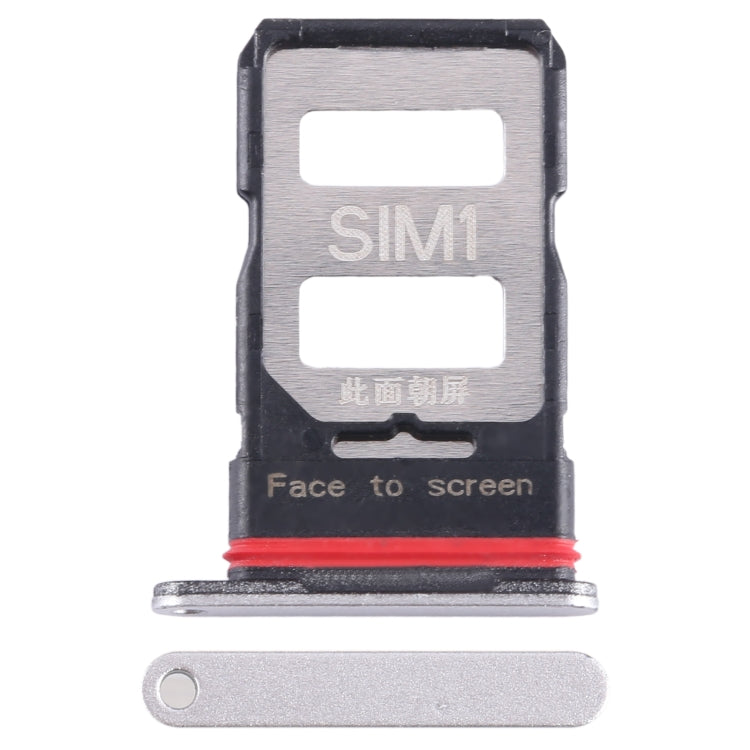 For Xiaomi Redmi K60 SIM Card Tray + SIM Card Tray (Silver) - Card Tray by PMC TechLife | Online Shopping South Africa | PMC TechLife