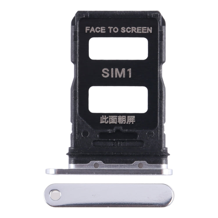 For Xiaomi 13 SIM Card Tray + SIM Card Tray (Silver) - Card Tray by PMC TechLife | Online Shopping South Africa | PMC TechLife