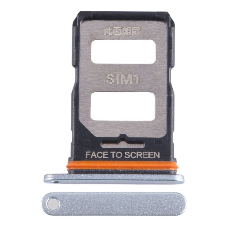 For Xiaomi Redmi Note 12 Turbo SIM Card Tray + SIM Card Tray (Silver) - Card Tray by PMC TechLife | Online Shopping South Africa | PMC TechLife