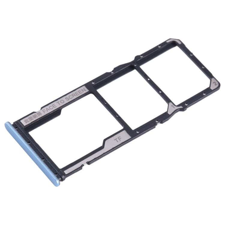 For Xiaomi Redmi Note 12s SIM Card Tray + SIM Card Tray + Micro SD Card Tray (Blue) - Card Tray by PMC TechLife | Online Shopping South Africa | PMC TechLife