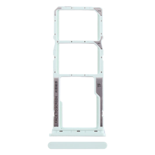 For Xiaomi Poco  C51 SIM Card Tray + SIM Card Tray + Micro SD Card Tray (Green) - Card Tray by PMC Jewellery | Online Shopping South Africa | PMC Jewellery