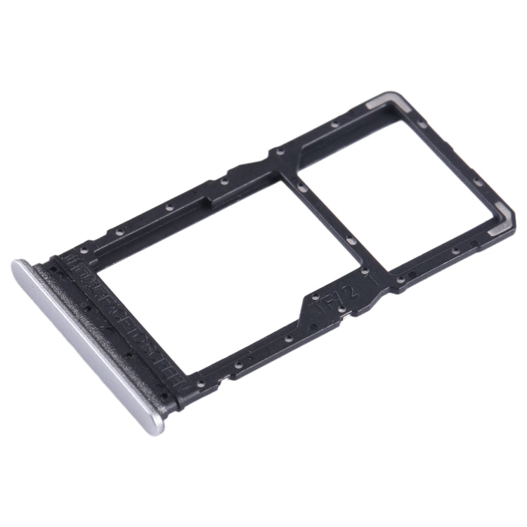 For Xiaomi Redmi 12 5G SIM Card Tray + SIM Card Tray / Micro SD Card Tray (Silver) - Card Tray by PMC TechLife | Online Shopping South Africa | PMC TechLife