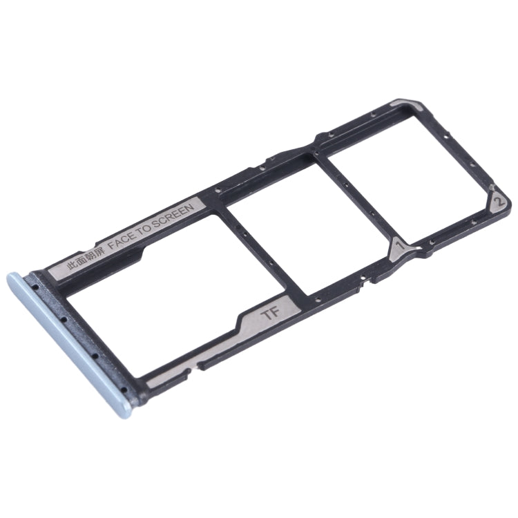 For Xiaomi Poco C65 SIM Card Tray + SIM Card Tray + Micro SD Card Tray (Blue) - Card Tray by PMC TechLife | Online Shopping South Africa | PMC TechLife