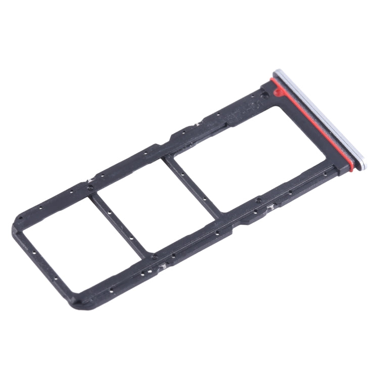 For Tecno Spark 10 Pro KI7 SIM Card Tray + SIM Card Tray + Micro SD Card Tray (White) - Card Tray by PMC TechLife | Online Shopping South Africa | PMC TechLife