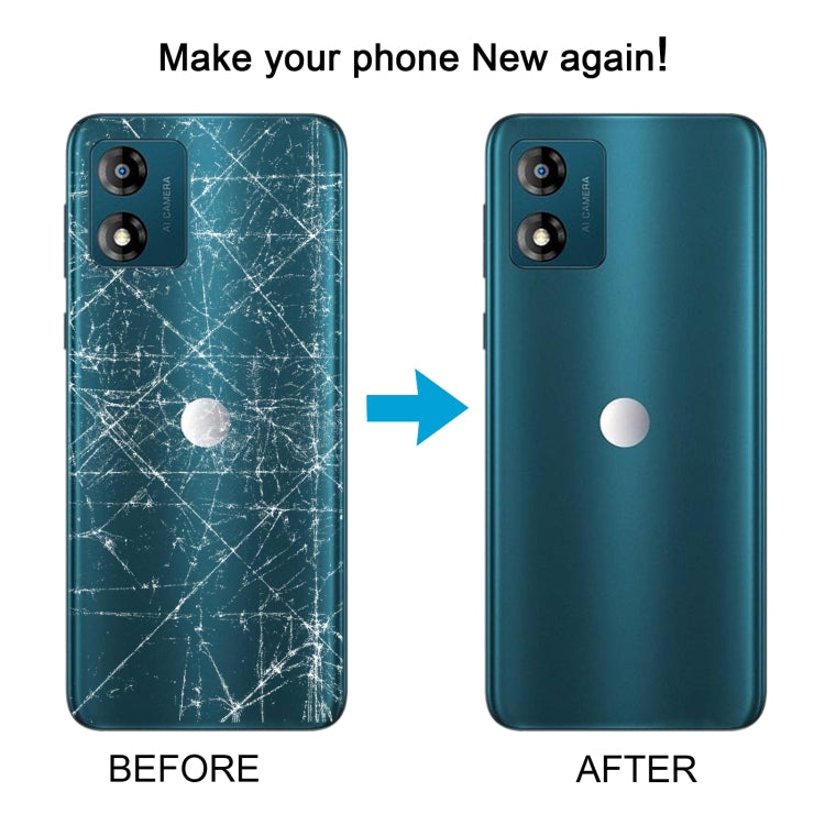 For Motorola Moto E13 Original Battery Back Cover(Blue) - Back Cover by PMC TechLife | Online Shopping South Africa | PMC TechLife
