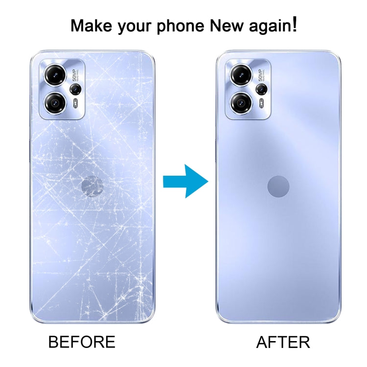 For Motorola Moto G13 Original Battery Back Cover(Blue) - Back Cover by PMC TechLife | Online Shopping South Africa | PMC TechLife