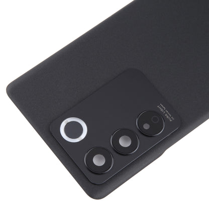 For vivo V27 Pro Original Battery Back Cover with Camera Lens Cover(Black) - Back Cover by PMC Jewellery | Online Shopping South Africa | PMC Jewellery