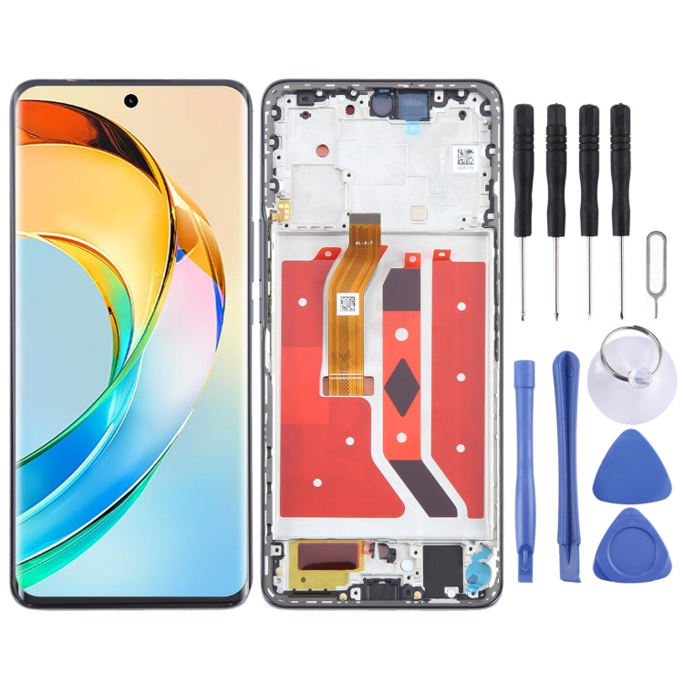 For Honor X50 Original LCD Screen Digitizer Full Assembly with Frame (Black) - LCD Screen by PMC TechLife | Online Shopping South Africa | PMC TechLife