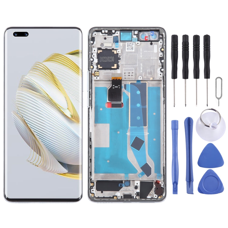 For Huawei Nova 10 Pro Original LCD Screen Digitizer Full Assembly with Frame (Silver) - LCD Screen by PMC TechLife | Online Shopping South Africa | PMC TechLife