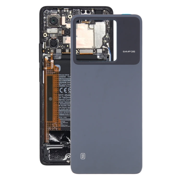 For Xiaomi Poco X6 Original Battery Back Cover(Black) - Back Cover by PMC TechLife | Online Shopping South Africa | PMC TechLife