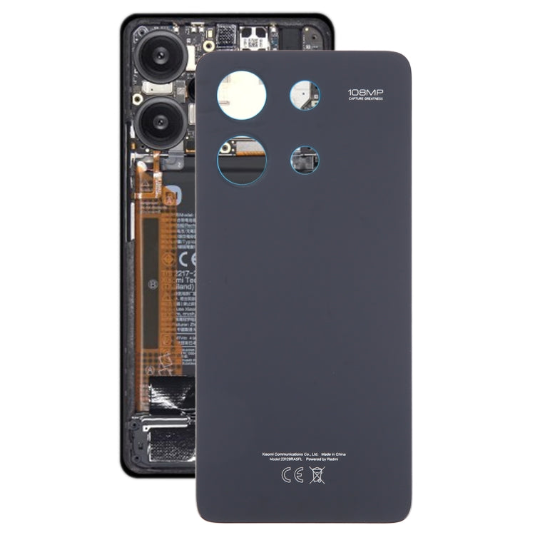 For Xiaomi Redmi Note 13 4G Original Battery Back Cover(Black) - Back Cover by PMC TechLife | Online Shopping South Africa | PMC TechLife