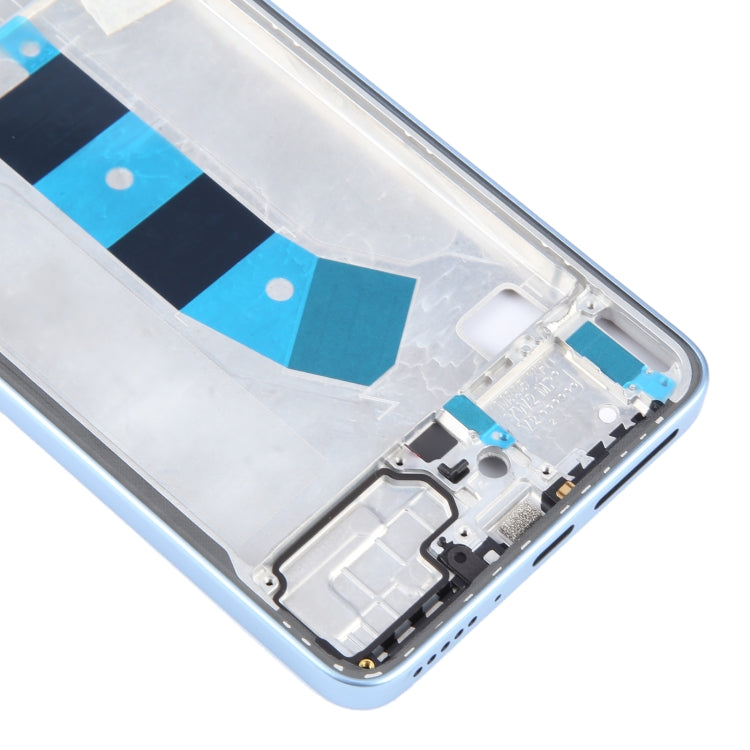 For Xiaomi Redmi Note 13 4G Original Front Housing LCD Frame Bezel Plate (Blue) - LCD Related Parts by PMC TechLife | Online Shopping South Africa | PMC TechLife