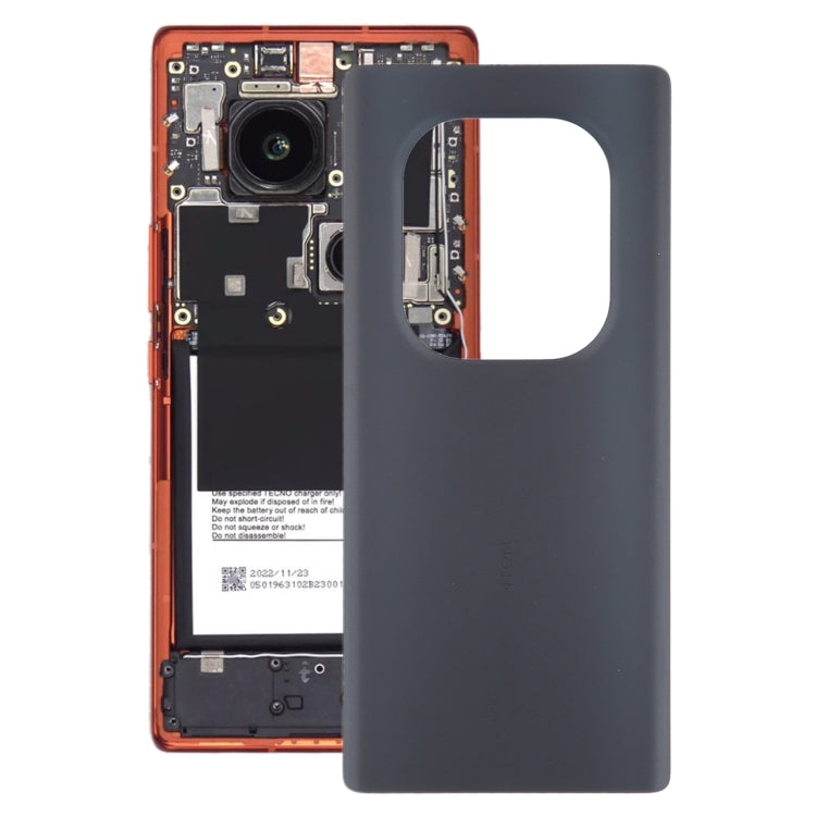 For Tecno Phantom X2 AD8 Original Battery Back Cover(Black) - Back Cover by PMC TechLife | Online Shopping South Africa | PMC TechLife