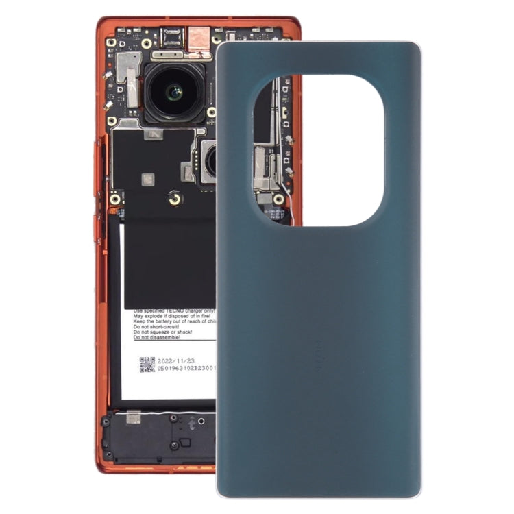 For Tecno Phantom X2 AD8 Original Battery Back Cover(Blue) - Back Cover by PMC TechLife | Online Shopping South Africa | PMC TechLife