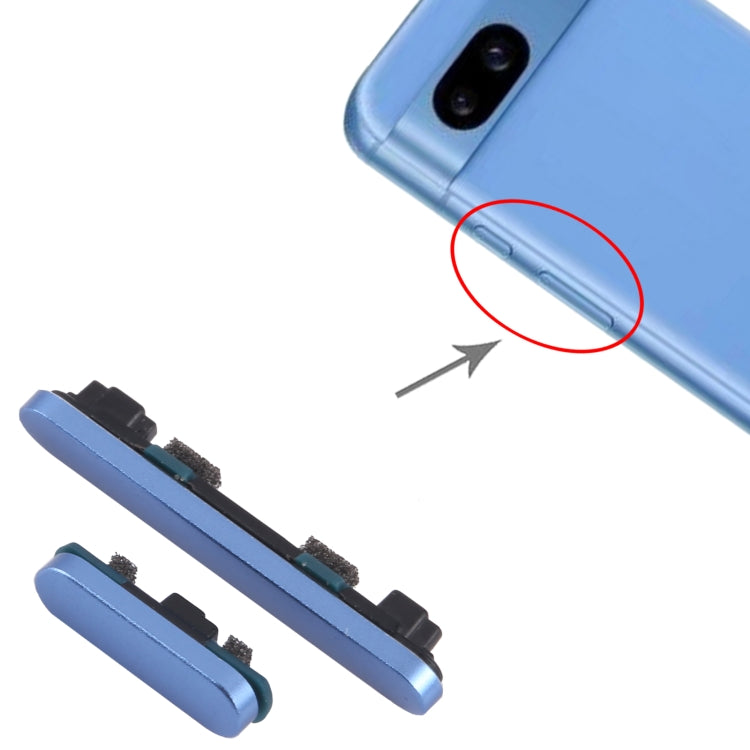 For Google Pixel 8A Power Button + Volume Control Button (Blue) - Others by PMC TechLife | Online Shopping South Africa | PMC TechLife | Buy Now Pay Later Mobicred