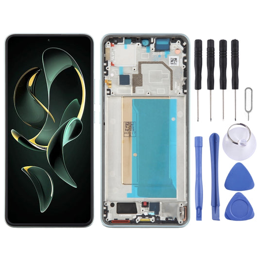 For Xiaomi Redmi K60 Ultra Original AMOLED Material LCD Screen Digitizer Full Assembly with Frame (Green) - LCD Screen by PMC Jewellery | Online Shopping South Africa | PMC Jewellery