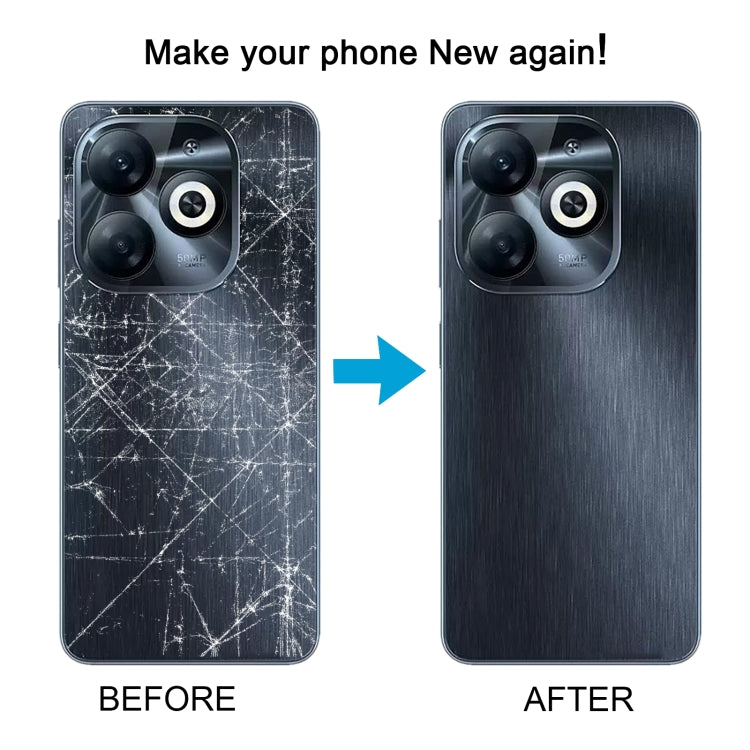 For Infinix Smart 8 X6525 Original Battery Back Cover(Black) - Back Cover by PMC TechLife | Online Shopping South Africa | PMC TechLife | Buy Now Pay Later Mobicred