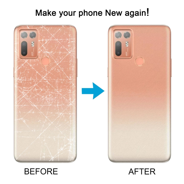 For HTC Desire 20+ Original Battery Back Cover(Orange) - Back Cover by PMC TechLife | Online Shopping South Africa | PMC TechLife | Buy Now Pay Later Mobicred