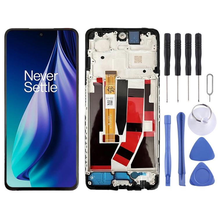 For OnePlus Nord N30 SE CPH2605 IPS LCD Screen Digitizer Full Assembly with Frame (Black) - LCD Screen by PMC TechLife | Online Shopping South Africa | PMC TechLife | Buy Now Pay Later Mobicred