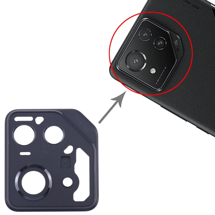 For Asus ROG Phone 8 Pro AI2401 AI2401_A Original Rear Camera Frame (Black) - free shipping - PMC Jewellery - Order now!