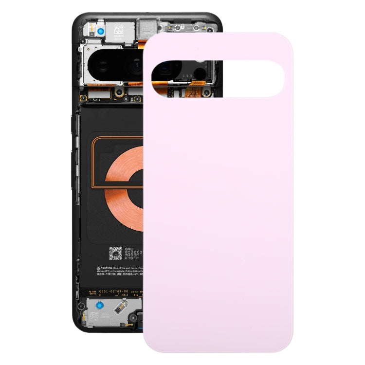 For Google Pixel 9 Pro Original Battery Back Cover(Pink) - Back Cover by PMC Jewellery | Online Shopping South Africa | PMC Jewellery | Buy Now Pay Later Mobicred