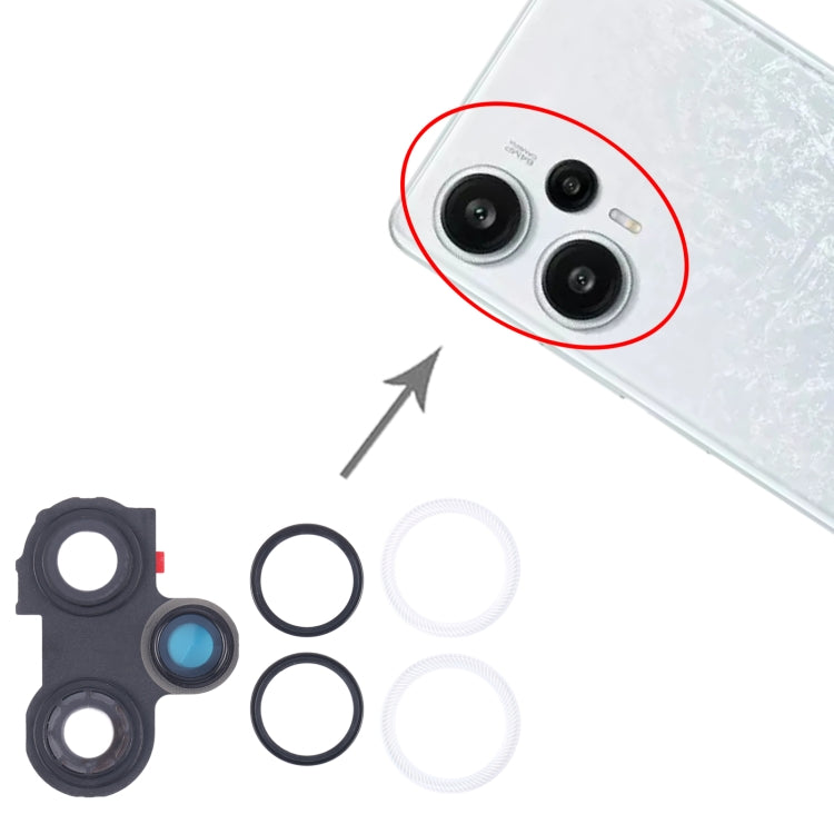 For Xiaomi Redmi Note 12 Turbo Camera Lens Cover (White) - Camera by PMC Jewellery | Online Shopping South Africa | PMC Jewellery | Buy Now Pay Later Mobicred