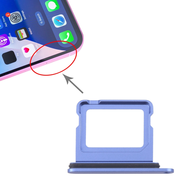 For iPhone 16 Plus SIM Card Tray (Blue) - free shipping - PMC Jewellery - Order now!